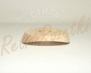 Накладка 1 местная деревянная 97x105 на бревно, Clever Wood