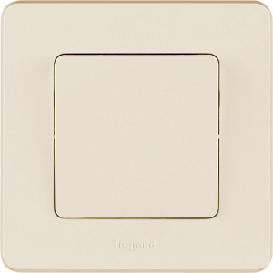 Выключатель 1 клав. проходной, герметичный IP44, слоновая кость, INSPIRIA Legrand 673671
