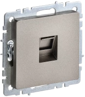 Розетка компьютерная RJ45 Cat. 5e, Шампань, Brite IEK BR-K10-1-K37