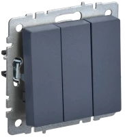 Выключатель 3 кл., Маренго, Brite IEK BR-V30-0-10-K35