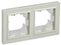 Рамка 2 местная влагозащищенная IP44, Бежевый, Brite IEK BR-M22-44-K10