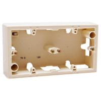 Коробка накладного монтажа 2 местная, слоновая кость, Valena Classic Legrand 776132