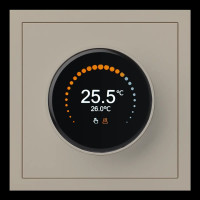 Терморегулятор теплого пола сенсорный, Латте, Rikkett 32233 LT