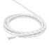 Ретро кабель витой 3x1,5 Белый винтаж Lindas 63140 (1 метр)