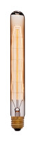 Ретро лампа накаливания T30-225 F7 40Вт Е27, золотистая Sun Lumen 053-570
