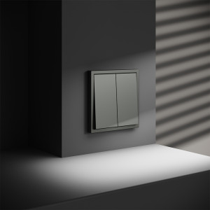 Выключатель 2-кл., Титан, Voltum S70 VLS020106