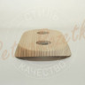 Накладка 2 местная деревянная 168x105 на бревно, Clever Wood