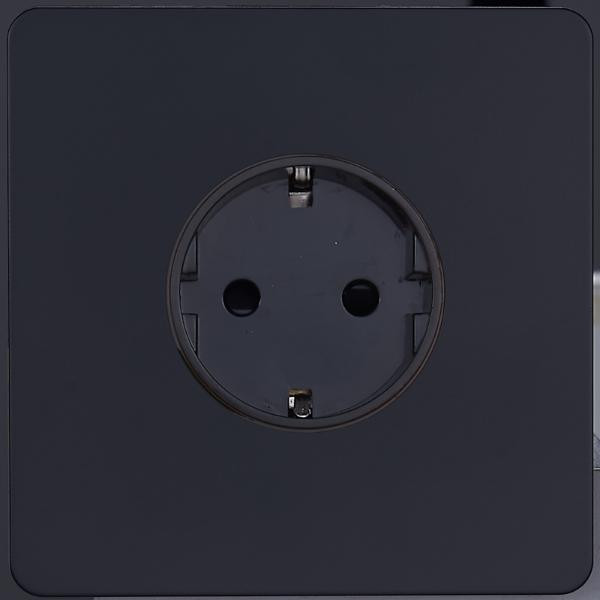 Розетка с З/К (внутренний монт.), Черный, Merida Salvador SBAN11B1A10