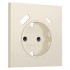 Лицевая панель розетки с З/К и USB зарядкой с шторками, Бежевый матовый, Sigma Quant Ambrella Volt SP3300 Лицевая панель розетки с З/К и USB зарядкой с шторками, Бежевый матовый, Sigma Quant Ambrella Volt SP3300