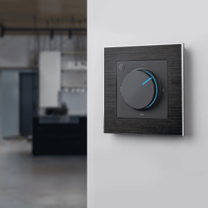 Рамка 1 местная металл, Чёрный алюминий, Aluminium Werkel W0011708