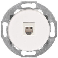 Розетка телефонная RJ-12, Белый, серия Vintage, LK Studio 885504-1