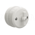 Выключатель фарфоровый 1 кл. перекрестный (2 положения), белый, ТМ МезонинЪ Аврора GE70406-01