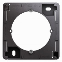 Коробка накладного монтажа 1 местная, Графит, Glossa SE GSL001300