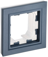Рамка 1 местная влагозащищенная IP44, Маренго, Brite IEK BR-M12-44-K35