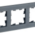 Рамка 3 местная, стекло, Графит RE, Brite IEK BR-M32-G-41-K53 Рамка 3 местная, стекло, Графит RE, Brite IEK BR-M32-G-41-K53