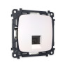 Розетка комп. с шторками RJ45 Cat. 6, Жемчуг, OMEGA Quant Ambrella Volt MO212010