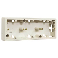 Коробка накладного монтажа 3 местная, слоновая кость, Valena Classic Legrand 776133