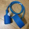 Ретро патрон силиконовый Е27, синий, SIL-BLU-LAMPHOLDER Euro-Lamp