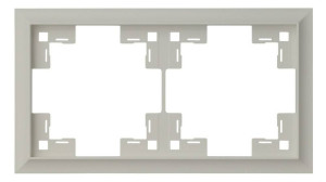 Рамка 2 местная, Лен, Classic Rikett 35920 LN