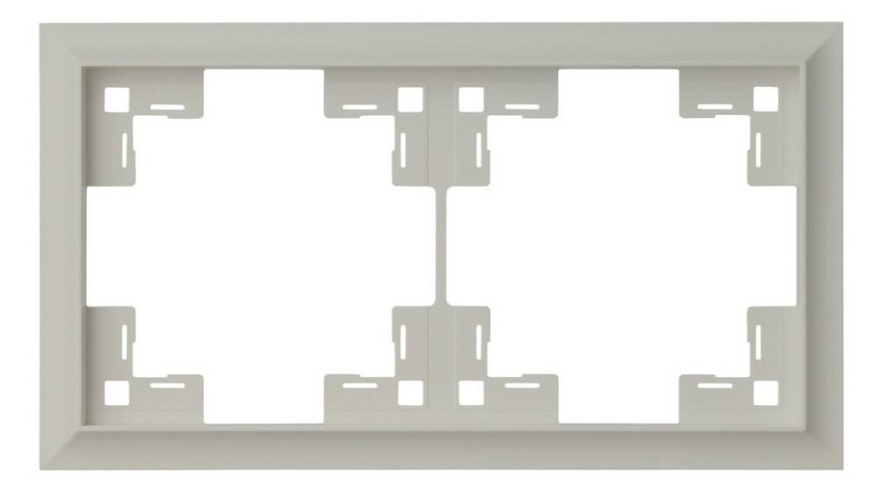Рамка 2 местная, Лен, Classic Rikett 35920 LN