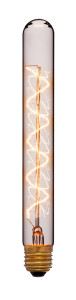Ретро лампа накаливания T30-225 F5 40Вт Е27, золотистая Sun Lumen 053-594