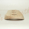 Накладка 3 местная деревянная 238x105 на бревно, Clever Wood