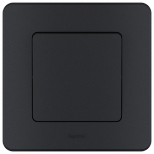 Выключатель 1 клав. проходной, герметичный IP44, антрацит, INSPIRIA Legrand 673673