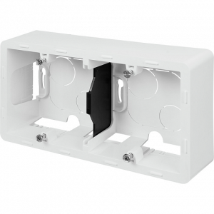 Коробка накладного монтажа 2 местная, белый, INSPIRIA Legrand 673990