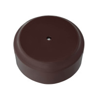 Распаечная коробка пластик D80x35, Шоколад, Bylectrica КМ-450