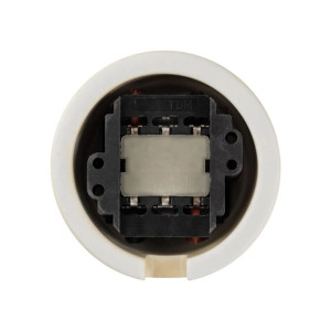 Выключатель керамика 1 кл. (2 положения), Слоновая кость, Болонь TDM ELECTRIC SQ1820-0310