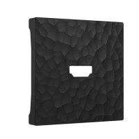 Лицевая панель на механизм роз. HDMI, Hammer черный, Werkel W1296008