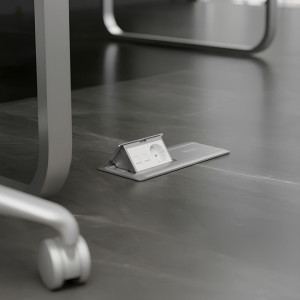 Блок выдвиж. розет. 4 местн., Серебряный, Werkel W8078065