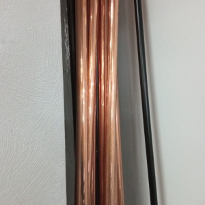 Труба стальная для лофт проводки D22 мм., медь, Retrika RMP-22M