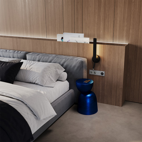 Рамка 4 местная, стекло, Сталь, S70 Voltum VLS110405