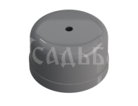 Распаячная коробка пластиковая D78х43 мм, Серый, ТМ МезонинЪ Усадьба GE30236-07