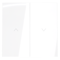 Клавиши для выключателя жалюзи, Белый матовый, S70 Voltum VLS002502