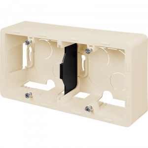 Коробка накладного монтажа 2 местная, слоновая кость,  INSPIRIA Legrand 673991