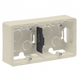 Коробка накладного монтажа 2 местная, слоновая кость,  INSPIRIA Legrand 673991