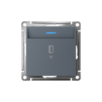 Выключатель карточный для гостиниц с подсветкой, Грифель, AtlasDesign SE ATN000714