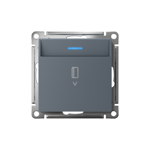 Выключатель карточный для гостиниц с подсветкой, Грифель, AtlasDesign SE ATN000714