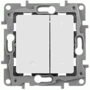 Диммер нажимной 400Вт, белый, Etika Legrand 672218