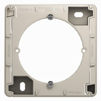 Коробка накладного монтажа 1 местная, Молочный, Glossa SE GSL000900