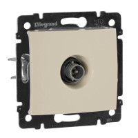 Розетка телевизионная TV, слоновая кость, Valena Classic Legrand 695618