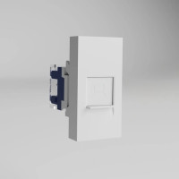 Модульная pозетка компьютерная RJ45 Cat. 6а, Белый, Slot Werkel W1281101