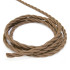 Ретро кабель витой 3x1,5 Бежевый винтаж Lindas 63153 (1 метр)