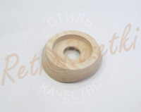 Накладка 1 местная деревянная под электрику Salvador 97x105 на бревно, Clever Wood