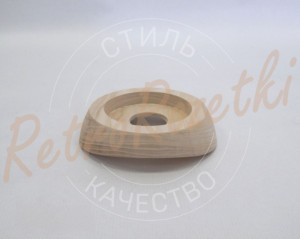 Накладка 1 местная деревянная под электрику Salvador 97x105 на бревно, Clever Wood