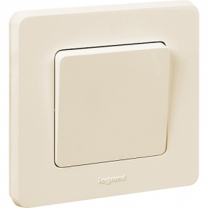 Выключатель 1 клав. перекрестный, слоновая кость, INSPIRIA Legrand 673681