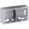 Коробка накладного монтажа 2 местная, алюминий,  INSPIRIA Legrand 673992