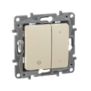Диммер нажимной 400Вт, слоновая кость, Etika Legrand 672318